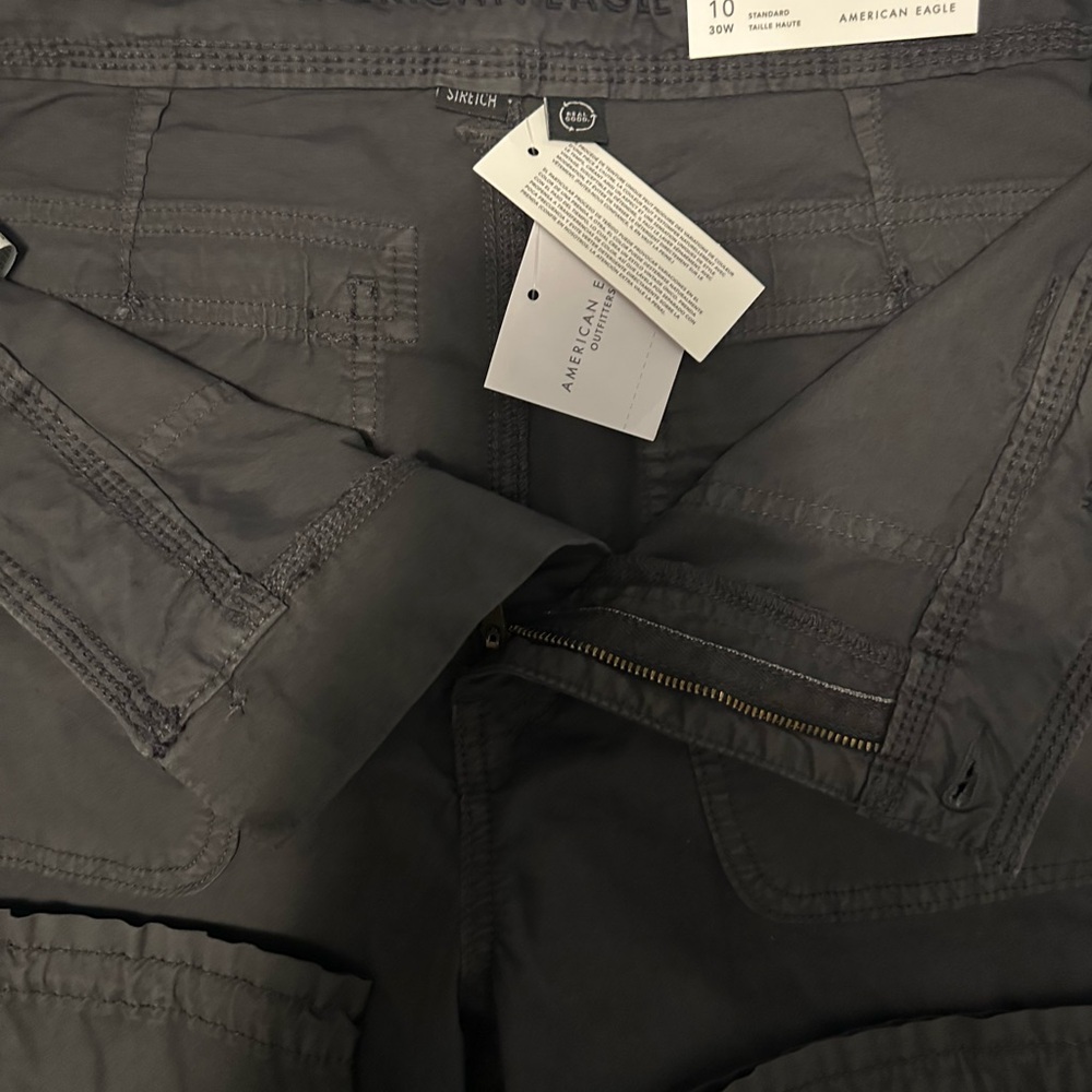 American Eagle Outfitters Dark Gray Cargo Pants - Picture 3 of 5